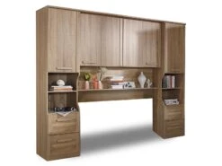 Pont De Lit RIGA 140 Cm Sonoma Sans Fond -Boutique Campagnolo 00 pont de lit rivera 140 sonoma sans fond cb03