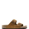 Birkenstock Mules Arizona Cuir Suédé Mink, Modèle Étroit -Boutique Campagnolo 1009527 side