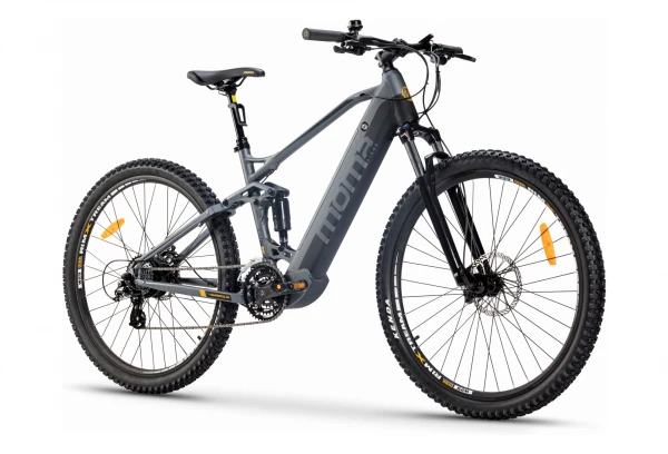 VTT Electrique Tout Suspendu Moma E-MTB 29'' Shimano Altus 8V Gris 2 VTT Electrique Tout Suspendu Moma E-MTB 29'' Shimano Altus 8V Gris