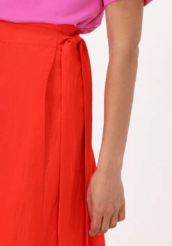 Gestuz Jupe Midi Luella Wrap Skirt En Orange -Boutique Campagnolo 221748 3