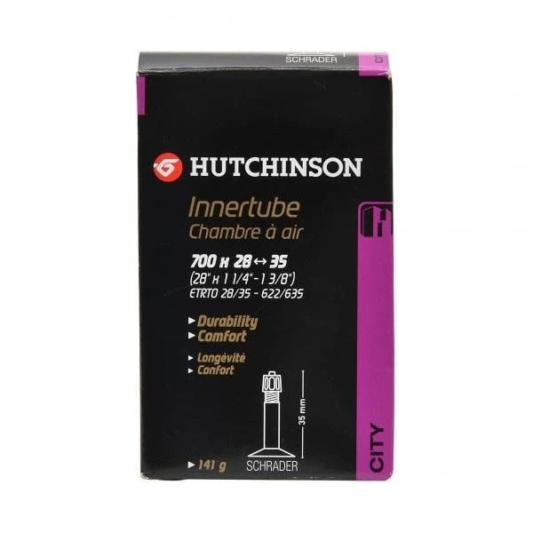 Chambre à Air HUTCHINSON STANDARD 700x28/35 Schrader 32 Mm 3 Chambre à Air HUTCHINSON STANDARD 700x28/35 Schrader 32 Mm