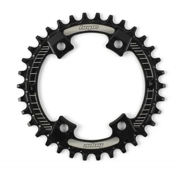 Plateau Mono HOPE NARROW WIDE 10/11/12V 4 Trous 96 Mm Noir 7 Plateau Mono HOPE NARROW WIDE 10/11/12V 4 Trous 96 Mm Noir – Image 5