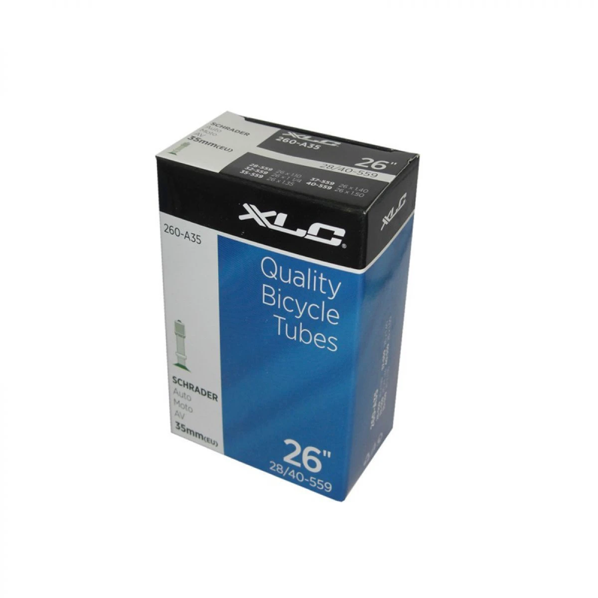 XLC Chambre à Air 26x1.5/2.5 Schrader 2 XLC Chambre à Air 26x1.5/2.5 Schrader