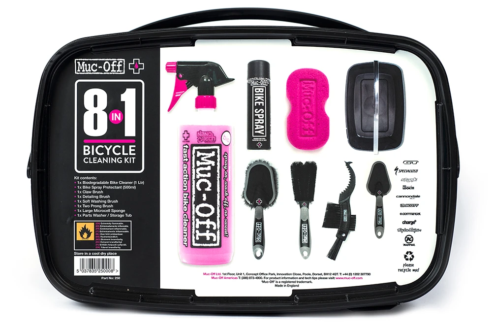 Muc-Off Kit De Nettoyage De Bicyclette 8 En 1 3 Muc-Off Kit De Nettoyage De Bicyclette 8 En 1