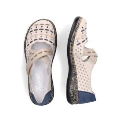 Rieker Ballerines 46378 90 Blanc -Boutique Campagnolo B644201 4