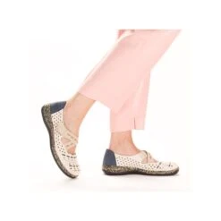 Rieker Ballerines 46378 90 Blanc -Boutique Campagnolo B644201 5