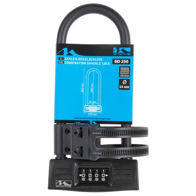 Antivol U à Code Avec Support Vélo M-Wave 4 Antivol U à Code Avec Support Vélo M-Wave – Image 2