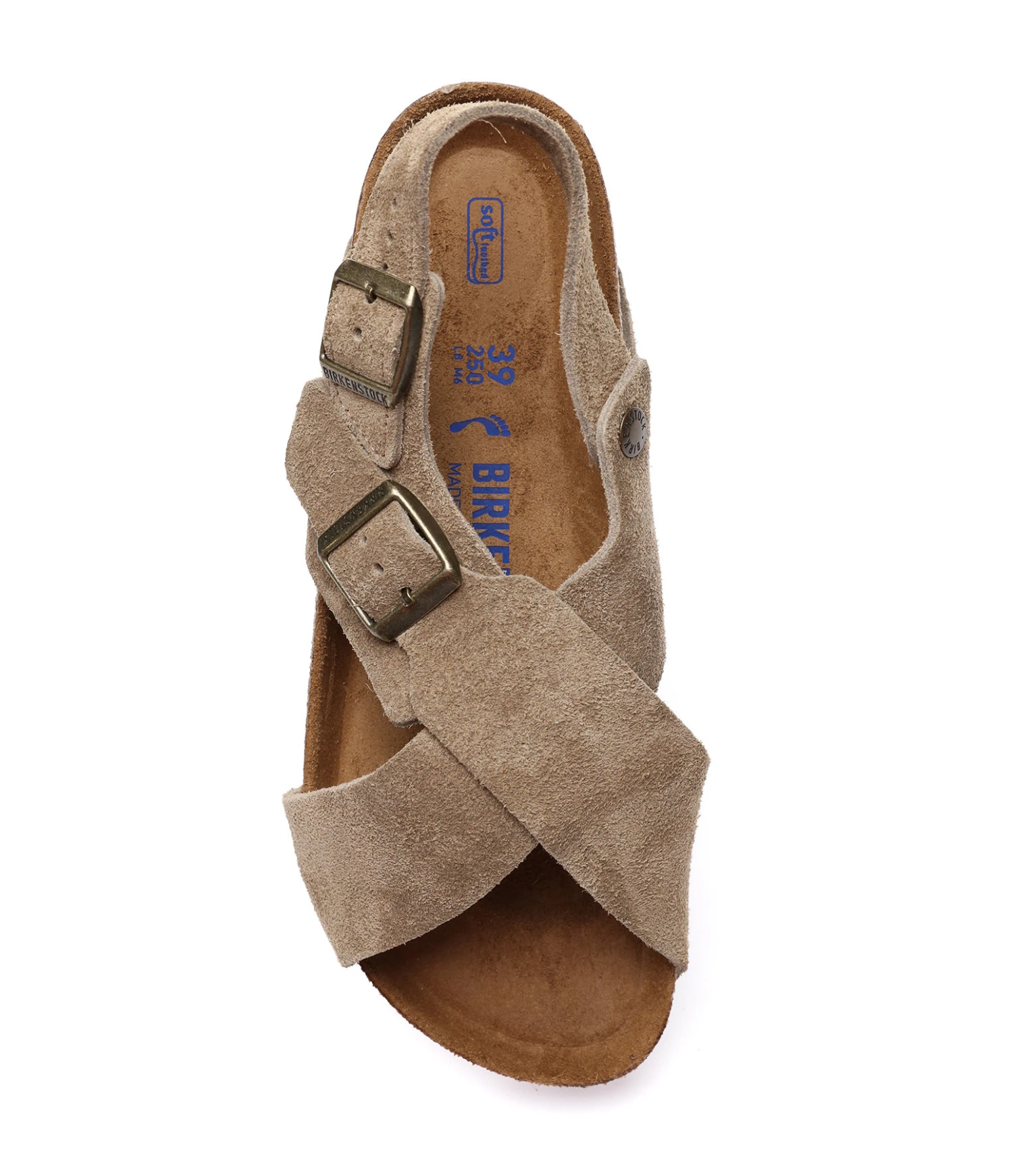Birkenstock Sandales Tulum Cuir Suédé Taupe 4 Birkenstock Sandales Tulum Cuir Suédé Taupe – Image 2