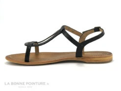 Tropeziennes HAMAT Noir Serpent - Sandale Plate Femme -Boutique Campagnolo cd24607c73b9e66c561f35ea11d5d5ef a245701 182376