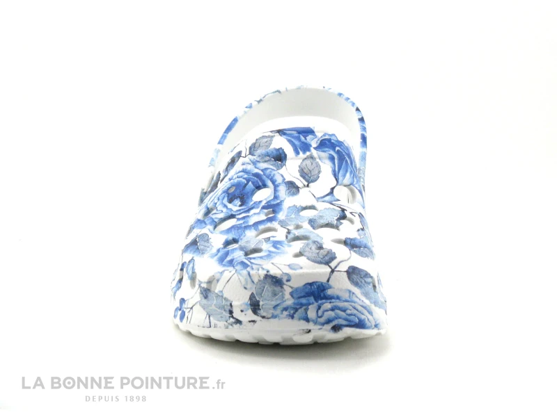 Woz Cheese Bluette - Bleu Blanc - Sabot Fleuri 4 Woz Cheese Bluette - Bleu Blanc - Sabot Fleuri – Image 2