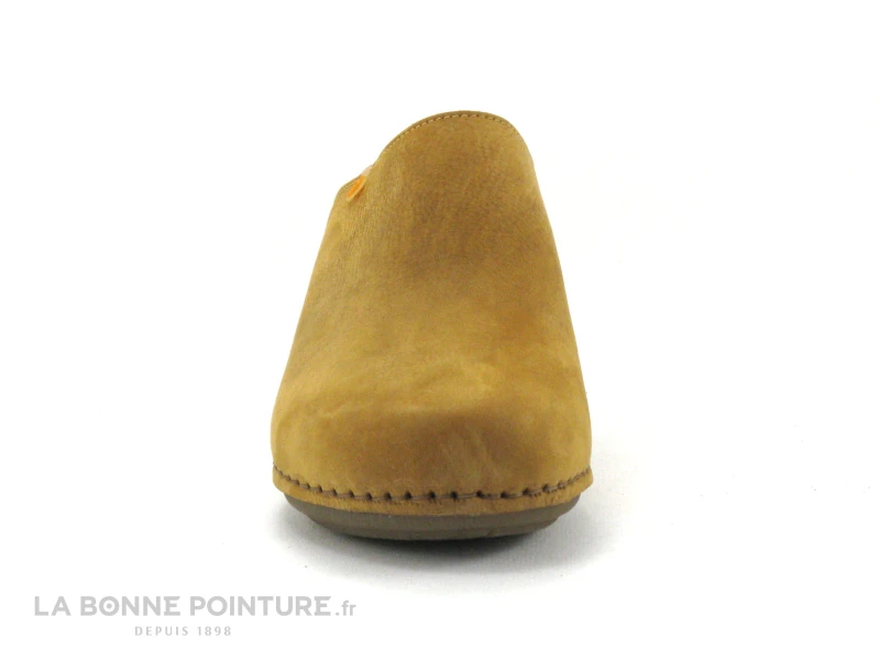 Jungla 7855 Albero - Sabot Femme Cuir Jaune - Talon Haut 4 Jungla 7855 Albero - Sabot Femme Cuir Jaune - Talon Haut – Image 2