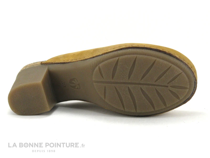 Jungla 7855 Albero - Sabot Femme Cuir Jaune - Talon Haut 9 Jungla 7855 Albero - Sabot Femme Cuir Jaune - Talon Haut – Image 7