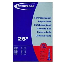 Chambre à Air Valve Presta Pour Vélo 26 X 1.00 - 1.50 Schwalbe -Boutique Campagnolo chambre a air valve presta pour velo 26 x 100 150 schwalbe 2