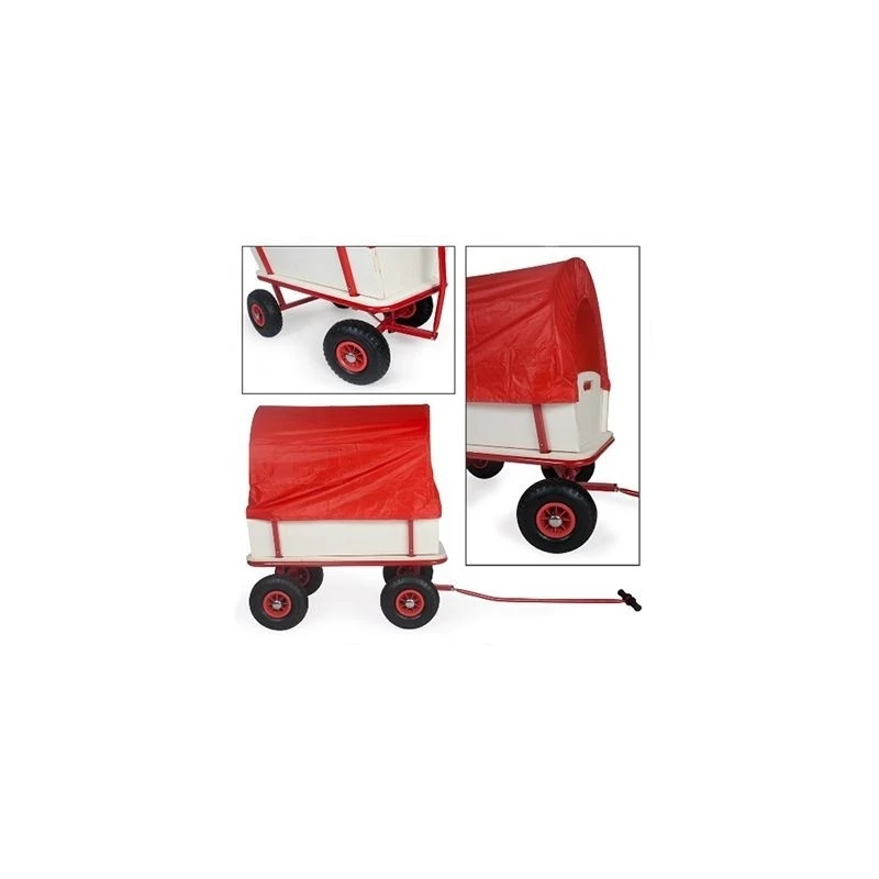 Chariot Jardin Remorque A Main Avec Bâche Enfant 4 Chariot Jardin Remorque A Main Avec Bâche Enfant – Image 2