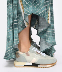 Baskets Rush M Mesh Cuir Mirror Sauge Crème 13 Baskets Rush M Mesh Cuir Mirror Sauge Crème -Boutique Campagnolo ghoud look20221215 375