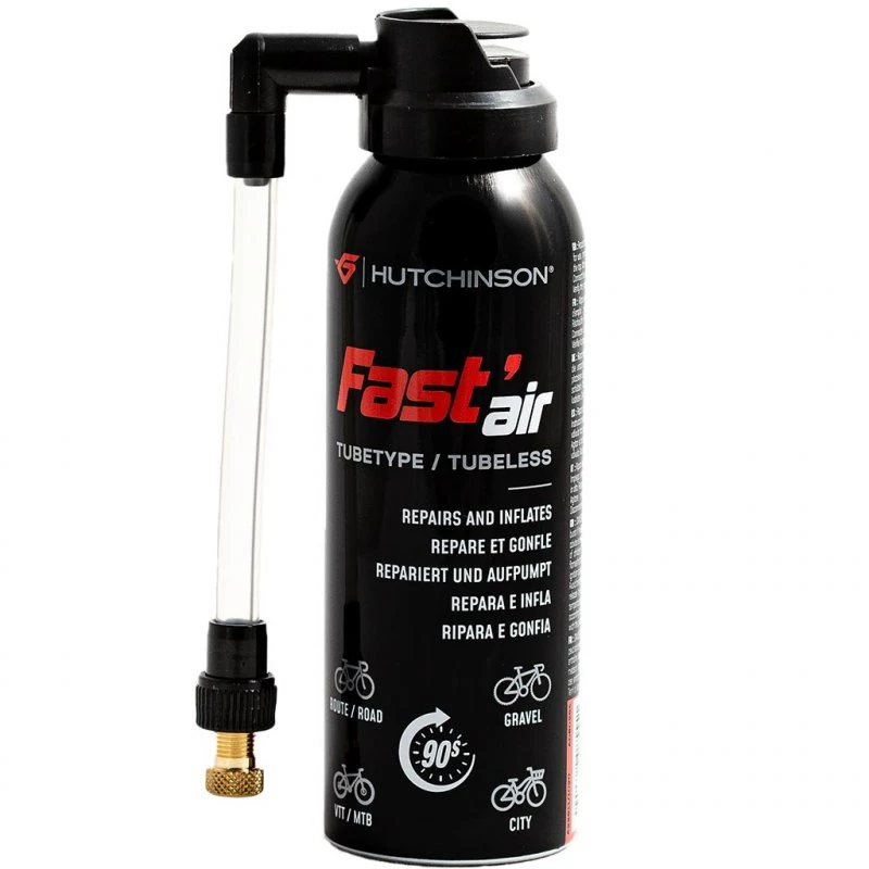 HUTCHINSON Spray Latex Avec Embout à Visser Fast Air TT TL 3 HUTCHINSON Spray Latex Avec Embout à Visser Fast Air TT TL