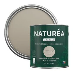 Castorama Peinture Murs Et Boiseries Naturéa Par GoodHome Avoine Sauvage Velours 2L