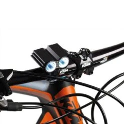 Barbieri Phare De Vélo Avant 2000 Lumens Sur Guidon Ou Casque