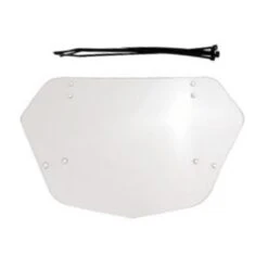 Plaque Guidon BMX Transparente 21,7 Cm X 13,6 Cm