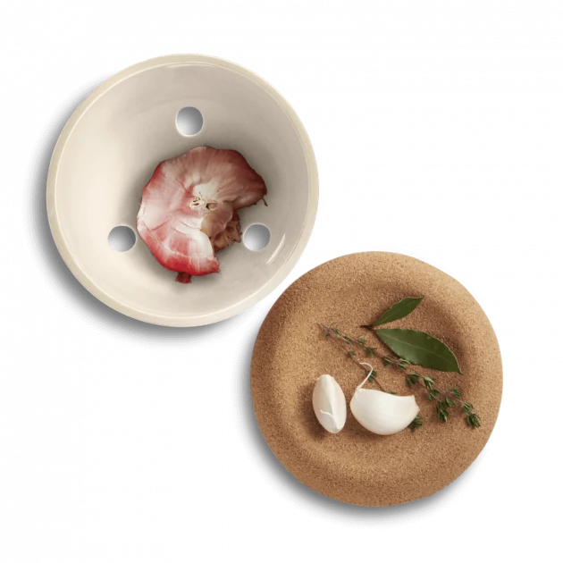 Pot à Ail En Céramique 0,94 L Argile Emile Henry 4 Pot à Ail En Céramique 0,94 L Argile Emile Henry – Image 2