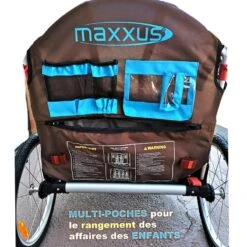 Remorque Vélo Pliable Pour 2 Enfants Maxxus -Boutique Campagnolo remorque velo pliable pour 2 enfants maxxus 3