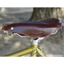 Selle Vélo Cuir Brooks B17 Carved Brun Pour Homme -Boutique Campagnolo selle velo cuir brooks b17 carved brun pour homme full 4