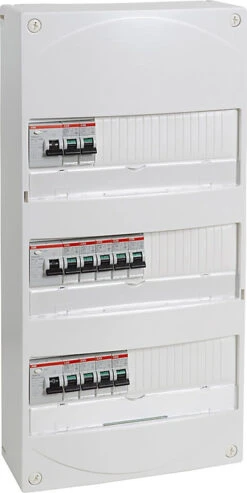 Castorama Tableau électrique Pré-équipé ABB 3 Rangées