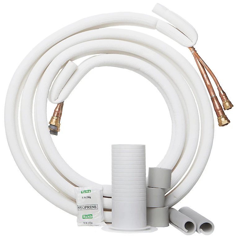 Castorama Tuyau De Gaz Pour Climatiseur Prêt à Poser Webber WSCS 1125/1132 (1/4 - 3/8) (mise En Service Incluse), 4 M 2 Castorama Tuyau De Gaz Pour Climatiseur Prêt à Poser Webber WSCS 1125/1132 (1/4 - 3/8) (mise En Service Incluse), 4 M